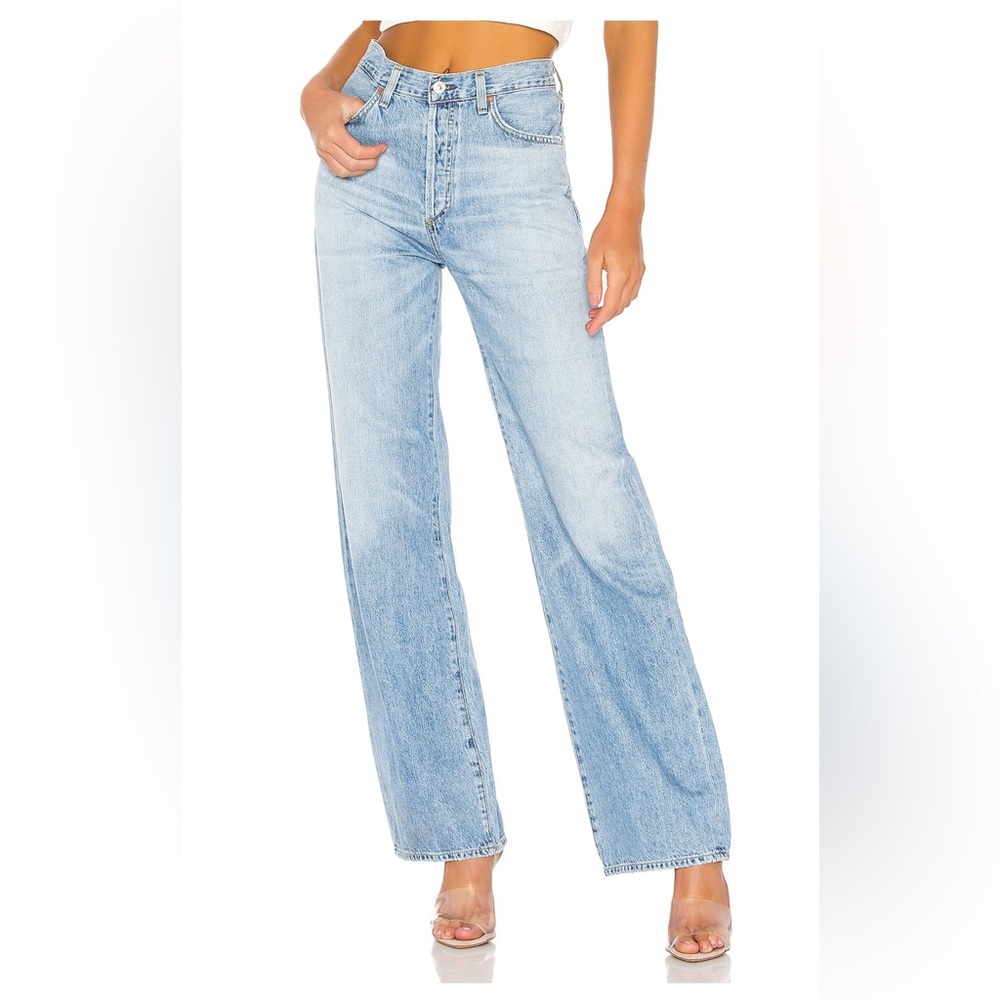 NWT $238 Citizens of Humanity Annina Jeans in Tularosa blue XS 24, Straight leg